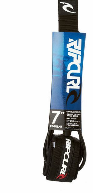 Rip Curl Regular Black Leash - 7ft 0