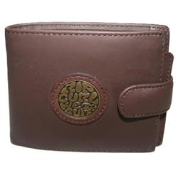 Round Bullet Wallet - Java Brown