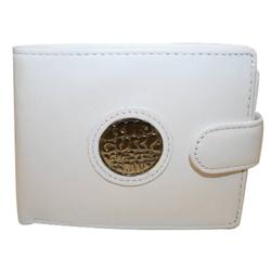 Round Bullet Wallet - White