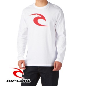 Rip Curl T-Shirts - Rip Curl Icon Long Sleeve
