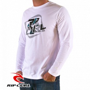 Rip Curl T-Shirts - Rip Curl Optic Logo Long