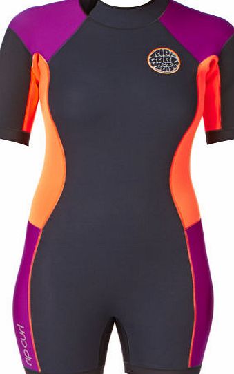 Rip Curl Womens Dawn Patrol 2mm Shorty Wetsuit -