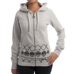 Womens Live the Search Hoody - Light Grey