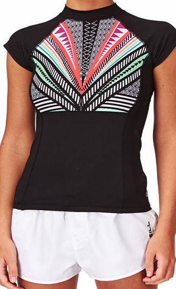 Rip Curl Womens Mirage Short Sleeve Rash Vest -