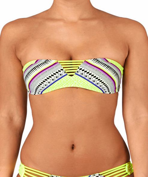 Rip Curl Womens Rip Curl Mystic Tribe Bandeau Bikini Top