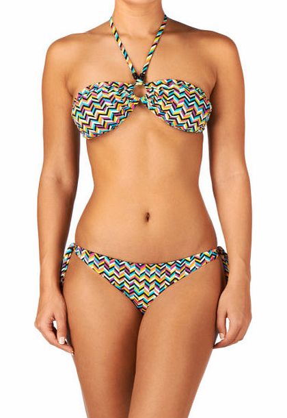 Rip Curl Womens Rip Curl Praya Bandeau Bikini - Multico