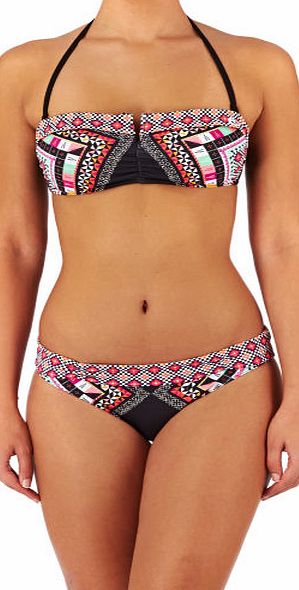 Rip Curl Womens Rip Curl Scarf Mix Bandeau Set Bikini -