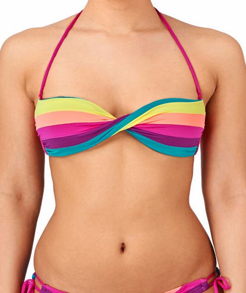 Rip Curl Womens Rip Curl Spectrum Bandeau Bikini Top -