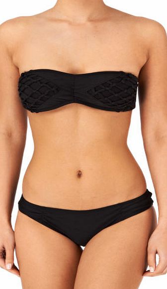 Rip Curl Womens Rip Curl Sunseeker Bandeau Bikini - Black