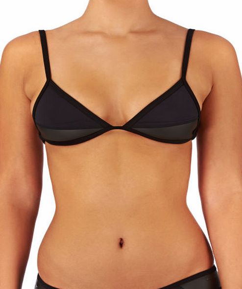 Rip Curl Womens Rip Curl The Bomb Tri Bikini Top - Black