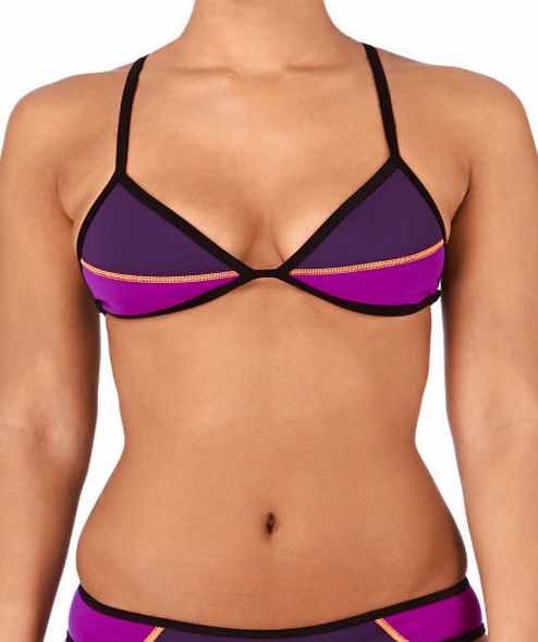 Rip Curl Womens Rip Curl The Bomb Tri Bikini Top - Purple