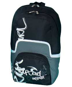 Ripcurl Boys Grom Backpack - Black and Grey