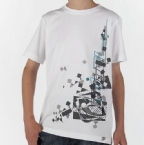 Ripcurl Junior Digital Wave T-Shirt Optical White