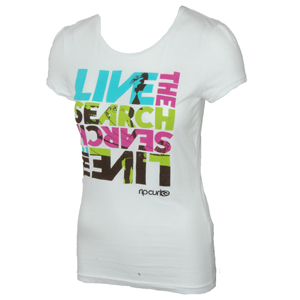 Ripcurl Ladies Ladies Ripcurl Canas T-Shirt. White