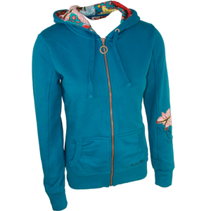 Ripcurl Ladies Ripcurl Jimi Zip Thru Hoody. Ocean Depths