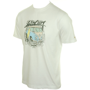 Ripcurl Mens Ripcurl Tamaris Tee Shirt. White