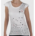 Ripcurl Womens Euphoria Round Neck T-Shirt Optical White