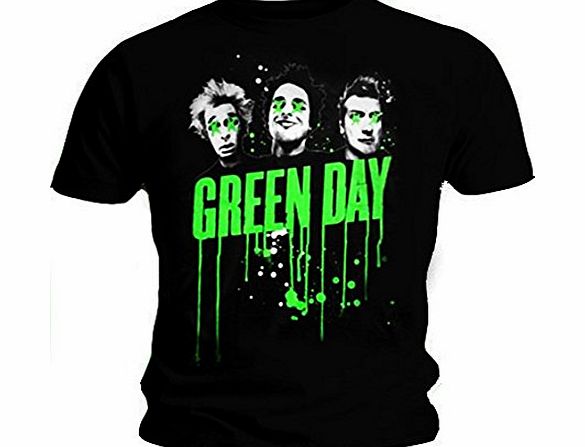 Ripleys Clothing Official T Shirt GREEN DAY Uno Dos Tre Album BAND DRIPS XL