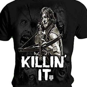 Official T Shirt THE WALKING DEAD Daryl KILLIN IT Zombies M