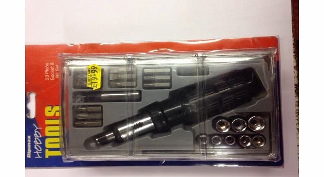 Ripmax Hobby Tools 23 Piece Socket and Bit Set