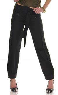 belted combats (black)