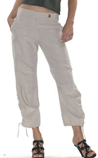 ruched side trousers