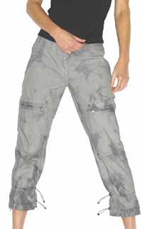 tie dye cropped combats