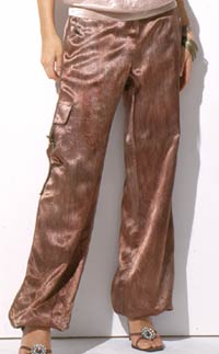 tie dye satin trousers