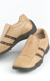 River Island two tone slip on trainers