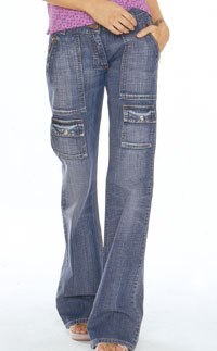 River Island zip pocket jeans