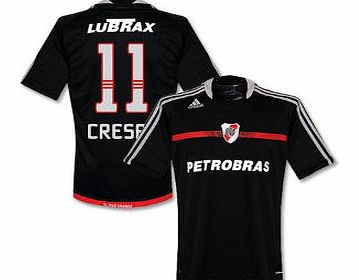 Adidas 2010-11 River Plate Adidas Away Shirt (Crespo 11)