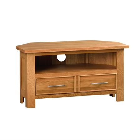 Rivermead Oak Corner TV Unit Up to 40`` 808.865