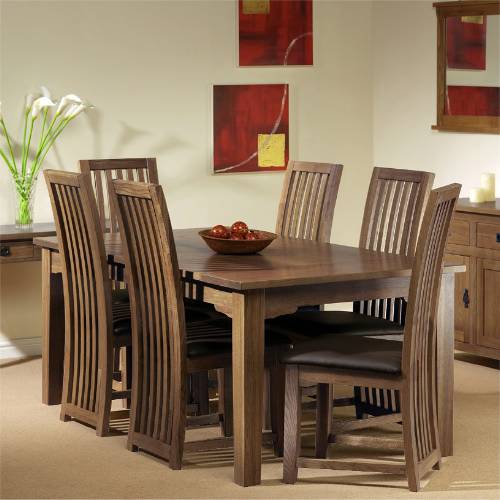 Riverwell Oak Dining Set (5`Table 4 Chairs)