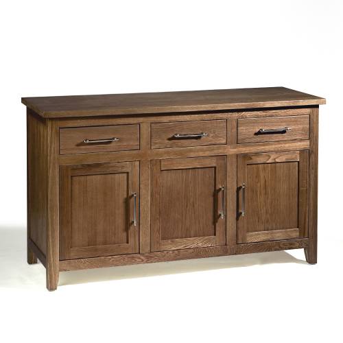 Riverwell Fine Oak Range Riverwell Oak Sideboard (Chrome Handles) 501.201