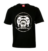 RMC Black T-Shirt with Silver Foil Design