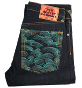 Red Monkey Company Dark Straight Leg Jeans (Logo)