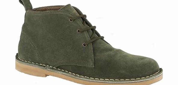 Roamer Ladies retro mod desert boots (5, green)