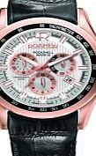Roamer Mens Rockshell Chronograph Black Leather