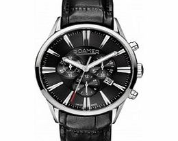 Roamer Mens Superior Chronograph Black Watch