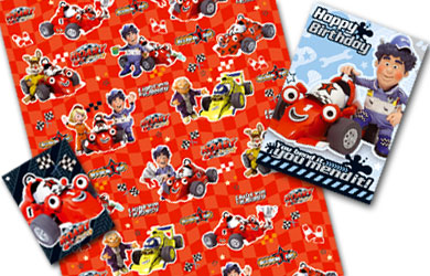 Roary The Racing Car - Giftwrap, Card and Tag Set