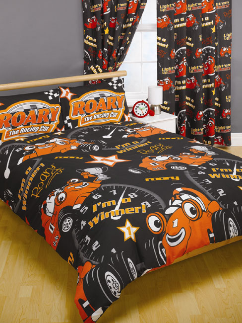 the Racing Car Double Duvet Cover and