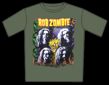Rob Zombie Four Faces T-Shirt