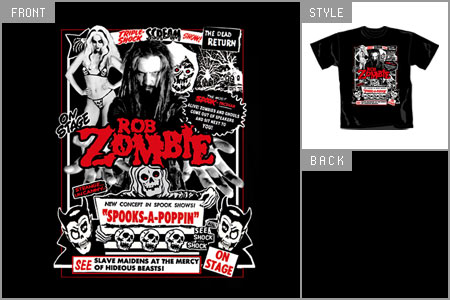 Rob Zombie (Spooks A Poppin) T-shirt