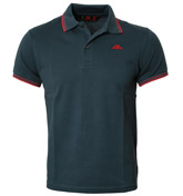 Robe Di Kappa Blue Deep-Red Polo Shirt