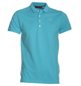 Darius Turquoise Pique Polo Shirt