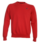 Rainard Red Crew Neck Sweater