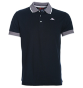 Robe Di Kappa Roar Navy Pique Polo Shirt