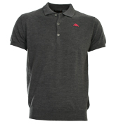Robe Di Kappa Svein Grey Knitted Polo Shirt