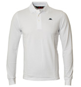 Robe Di Kappa White Long Sleeve Polo Shirt