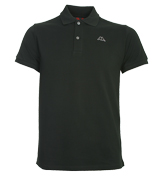 Robe Di Kappa William Black Pique Polo Shirt